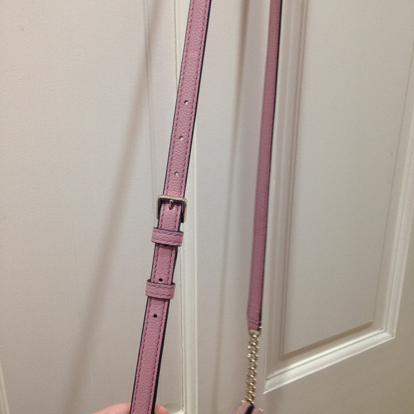 Kate Spade Mauve Pink Floral Crossbody Purse Bag - Picture 9 of 12